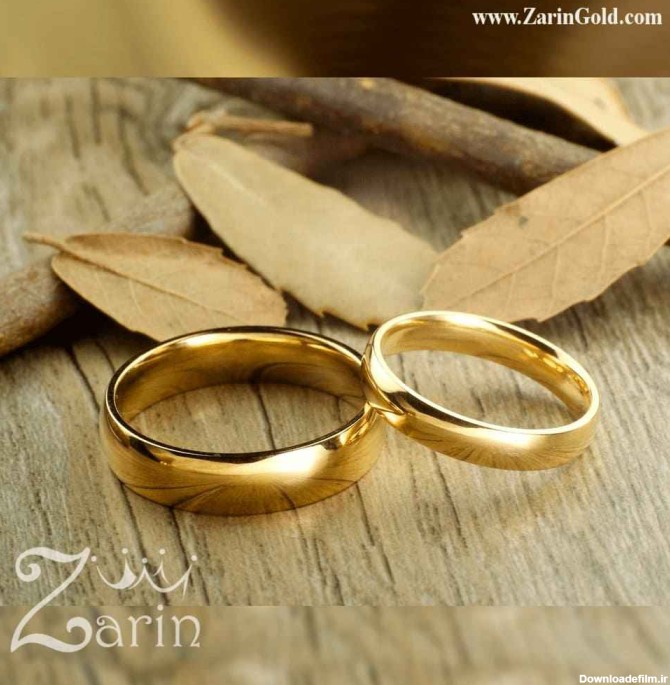 حلقه ازدواج و نامزدی ساده (تک) | طلای زرین گالری خرید طلا