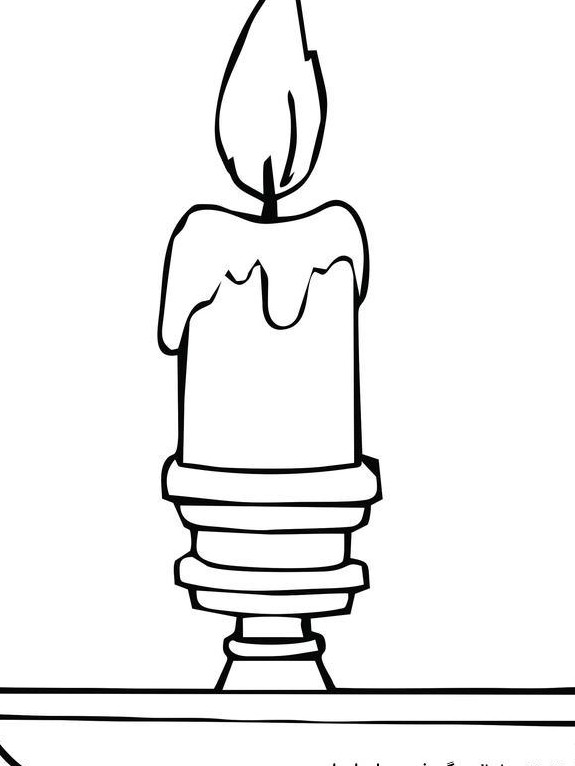 نقاشی سیاه قلم شمع ❤️ [ بهترین تصاویر ]