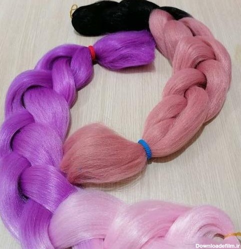 خرید و قیمت اکستنشن موی مصنوعی گیس رنگی از غرفه بافت جنوب | باسلام