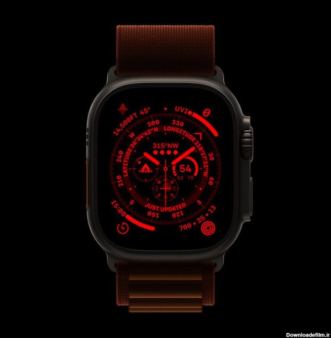 ساعت هوشمند قرمز اپل اولترا