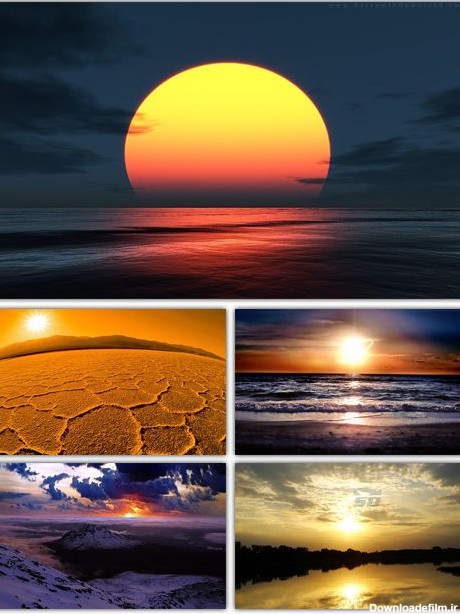 دانلود مجموعه تصاویر والپیپر با موضوع غروب خورشید - Sunset ...