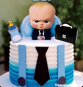 قیمت و خرید کیک بچه رییس کیک تولد خامه ای کیک تولد خانگی با فیلینگ ...