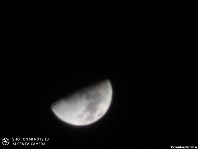 آموزش عکاسی از ماه با گوشی Mi note 10