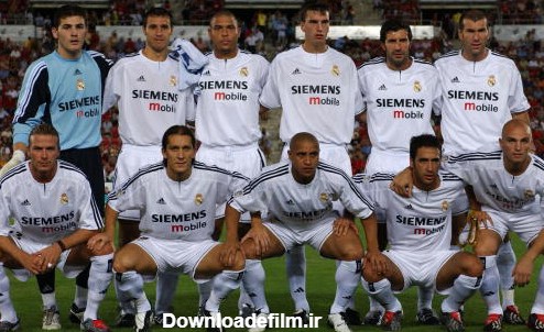 عکس های ماندگار (30): تیم کهکشانی رئال مادرید در سال 2003 | طرفداری