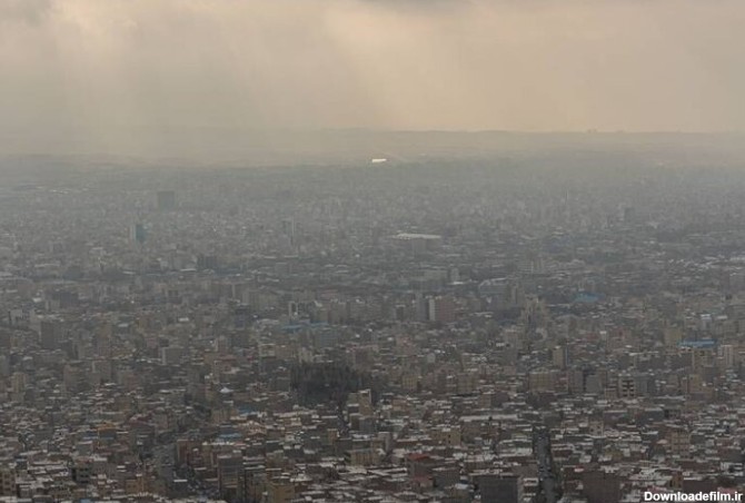 ببینید | وضعیت وحشتناک آلودگی هوای تهران در روزهای آتی