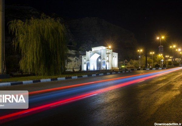 عکس جاده شیراز در شب