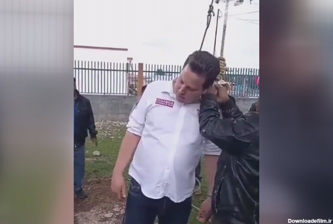 ببینید | طناب دار به گردن سیاستمدار بخاطر عمل نکردن به وعده ها در مکزیک