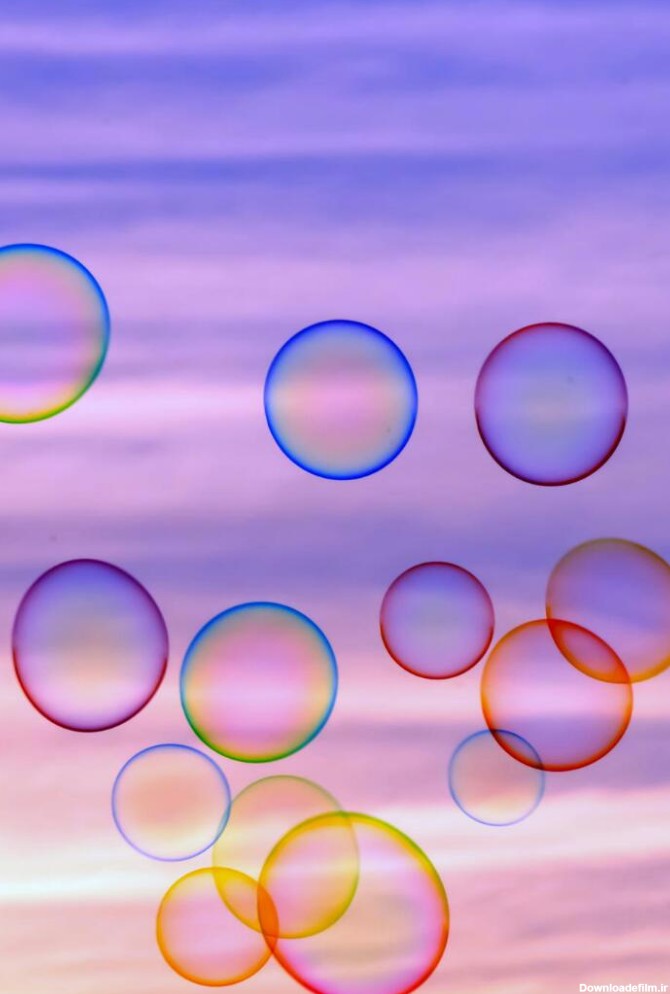 حباب رنگی رنگی - عکس ویسگون