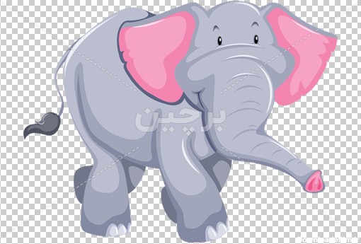 Borchin-ir-baby elephent cartoon animal large photo عکس بدون زمینه و کارتونی فیل بانمک۲