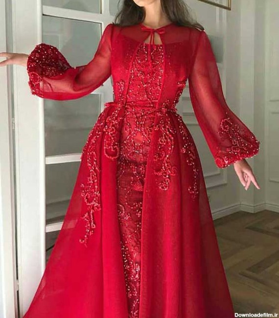 مدل لباس بلند مجلسی زنانه فوق العاده زیبا و شیک - مگسن