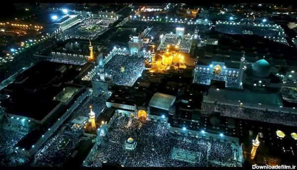 تصاویر هوایی و باکیفیت از شب های قدر در حرم مطهر امام رضا علیه السلام