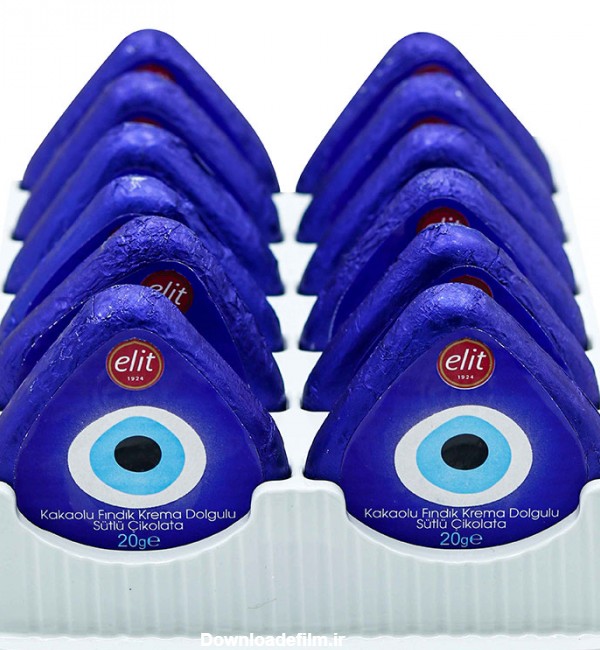 خرید شکلات الیت مدل چشم نظر آبی 20 گرمی _ ELIT CHOCOLATE BLUE ...