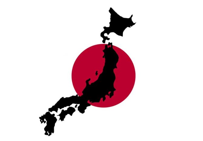 عکس پرچم و نقشه کشور ژاپن | تیک طرح مرجع گرافیک ایران