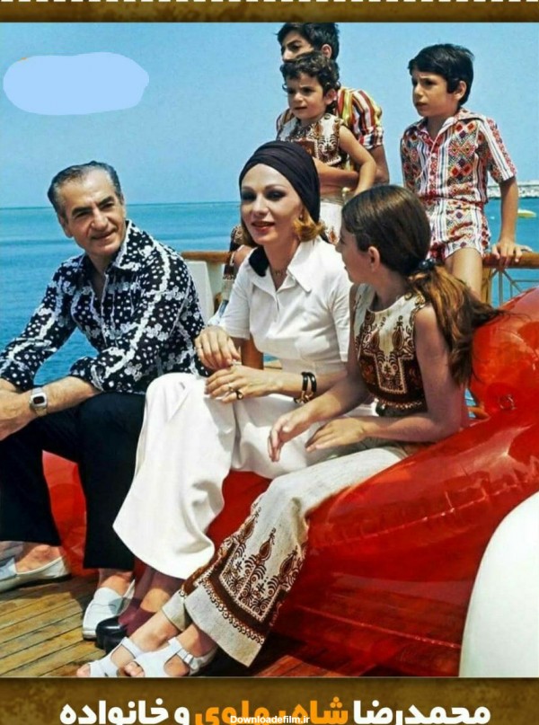 عکس محمد رضا شاه و همسرانش