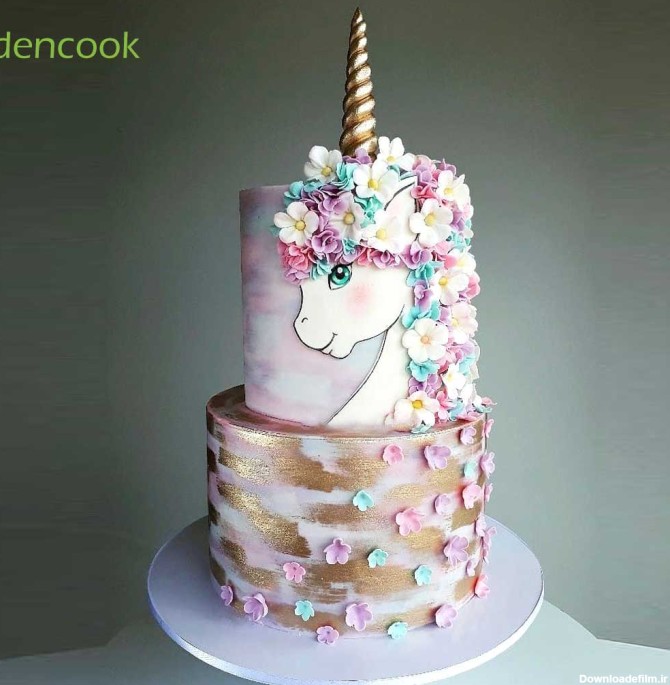 ایده هایی برای انتخاب کیک تولد تک شاخ (یونیکورن) + عکس :: مهمانی شاد