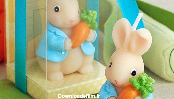شمع های هویج خرگوش با کیفیت عالی برای جشن تولد - هدیه فروش داغ