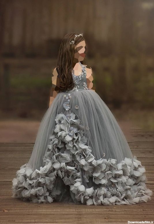 ۷۰ مدل لباس عروس بچه گانه پف دار ۲۰۲۳ ؛ مدل های بلند و کوتاه ...