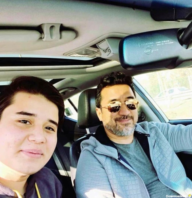 خداداد عزیزی با پسرش در ماشین لاکچری + عکس | روزنو