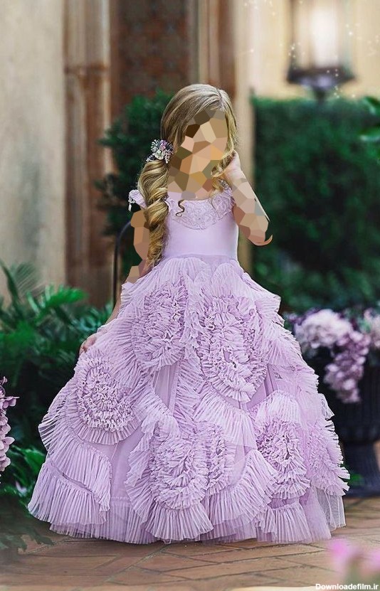 عکس مدل لباس عروسی بچه گانه