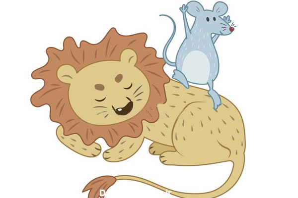 آموزش ساده و گام به گام نقاشی شیر و موش کودکانه | ستاره