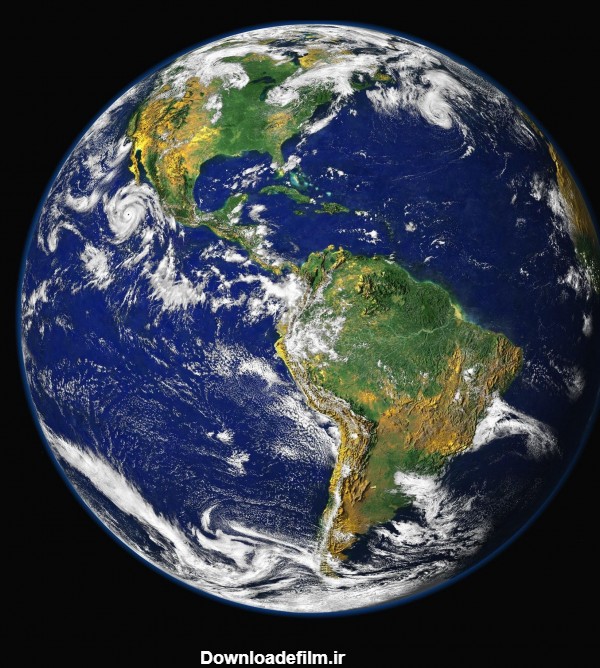 عکس زمینه کره زمین از بالا پس زمینه | والپیپر گرام
