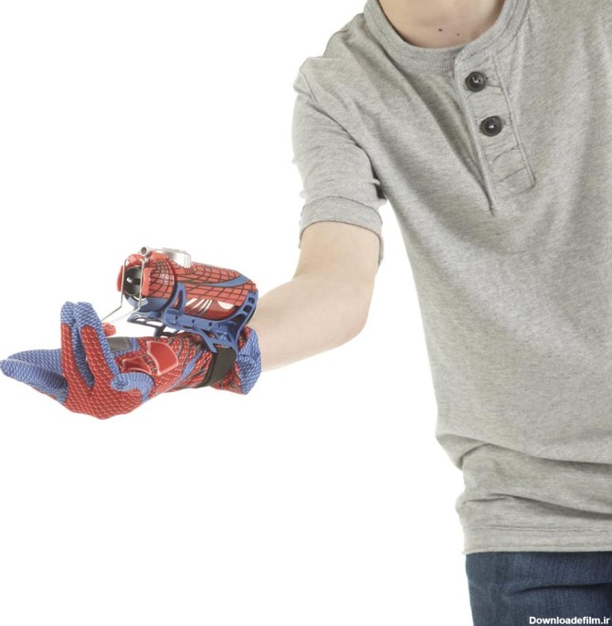 ست دستکش مرد عنکبوتی مدل Mega Blaster ، دستکش مرد عنکبوتی پرتای تور