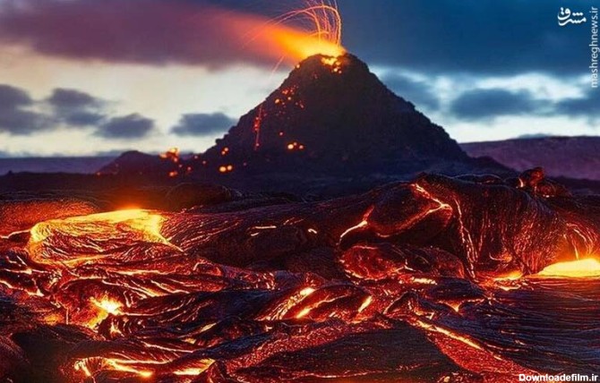 فیلم/ لحظه فوران یک آتشفشان در هاوایی