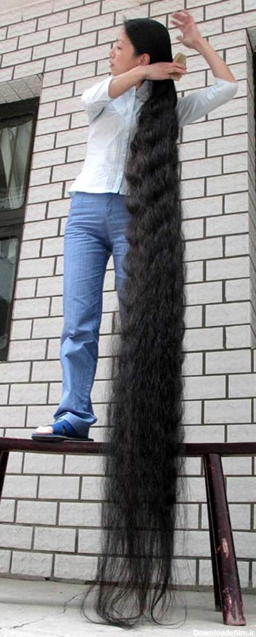 بلندترین موی سر جهان + عکس