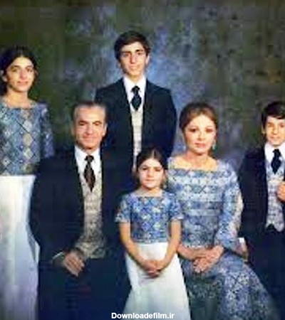 عکس خانوادگی محمدرضا شاه پهلوی