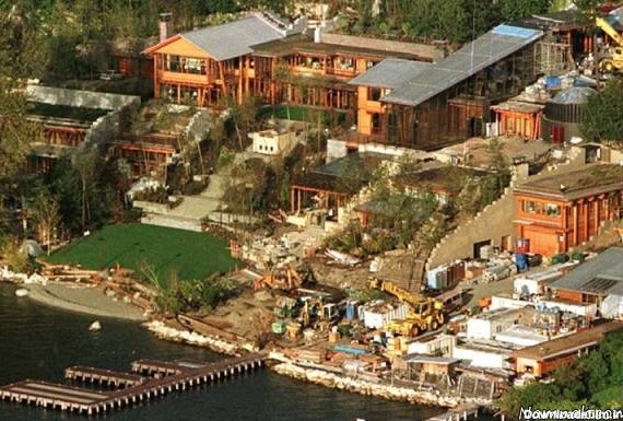 خانه بیل گیتس , ویلای ثروتمندترین مرد کره زمین + تصاویر