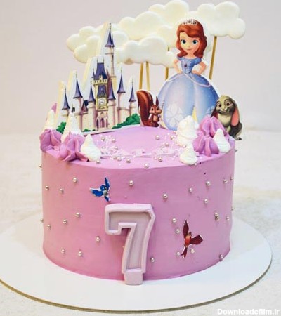 عکس کیک تولد دخترانه پرنسس سوفیا