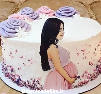 انواع مدل های زیبای کیک بارداری