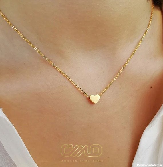 گردنبند طلا قلب | گردنبند طلا خاص | گردنبند طلا ظریف