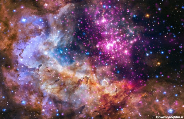 تصاویر زیبا از کهکشان - عکس ویسگون
