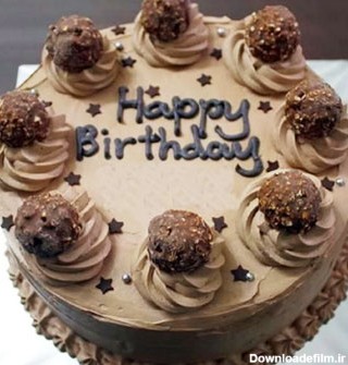 کیک تولد شکلاتی - طرز تهیه انواع کیک تولد و شیرینی | تزیین کیک ...