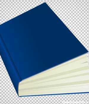 دانلود عکس کتاب جلد آبی با فرمت png و به صورت ترانسپرنت