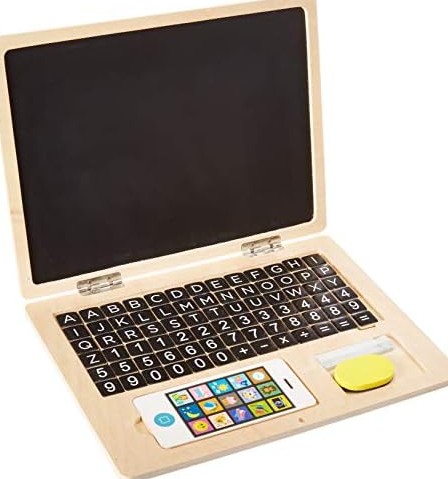 Amazon.com: ToToys Magnetic Alphabet Letters and Numbers Laptop ...