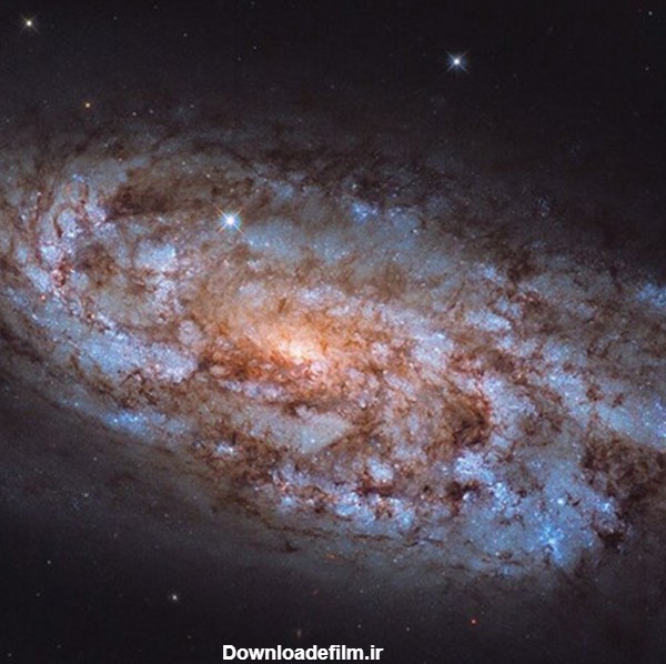 تصویر زیبای یک کهکشان مارپیچ از تلسکوپ فضایی هابل ناسا+ عکس| تصویر ...