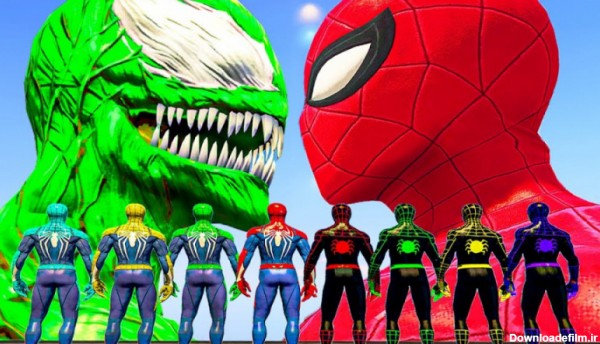 نبرد ابرقهرمانان ، تیم مردعنکبوتی در مقابل مرد عنکبوتی سبز