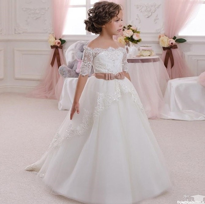 زیباترین و جدید ترین مدل لباس عروس بچگانه