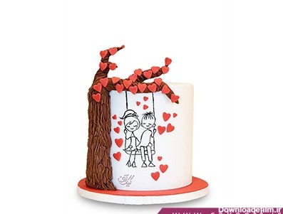 کیک ولنتاین - کیک یک روز خاص | کیک آف