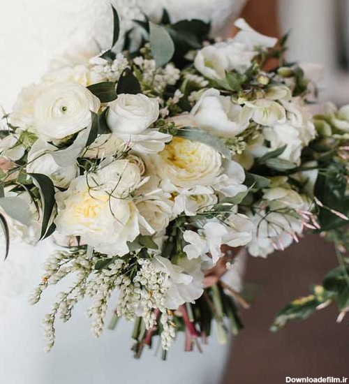 شیک ترین و جدیدترین مدل دسته گل عروس سفید