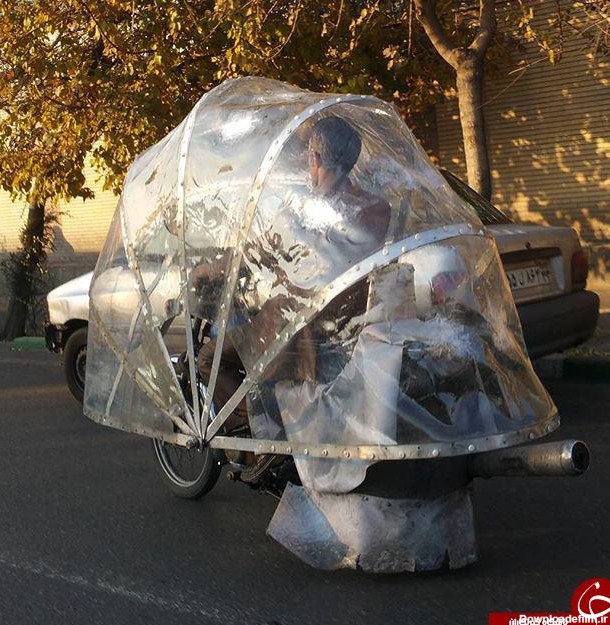 موتور سیکلت فضایی در تهران+عکس