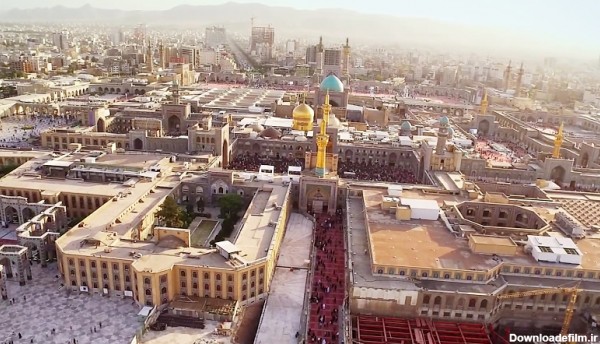 تصاویر هوایی از حرم امام رضا علیه السلام