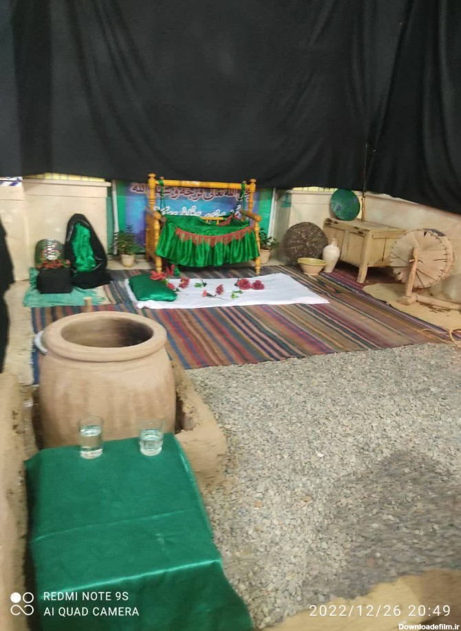 ساخت ماکت خانه حضرت زهرا (س) در نیشابور + تصاویر
