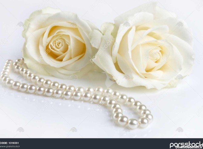 یک و به عنوان هدیه در مروارید گل رز سمفونی دو سفید neckl 1319351