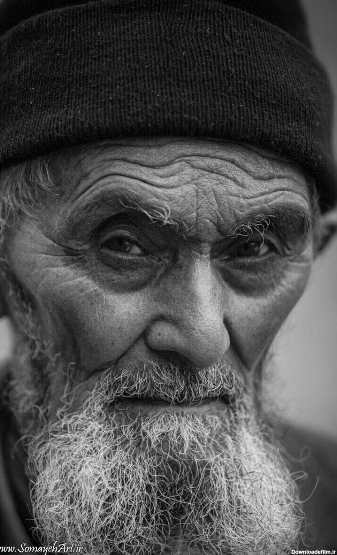 مدل نقاشی پیرمرد - نقاشی سمیه فتحی