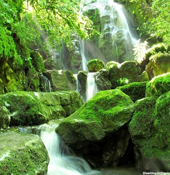 تصاویری از آبشار کوه سر مازندران - مهین فال