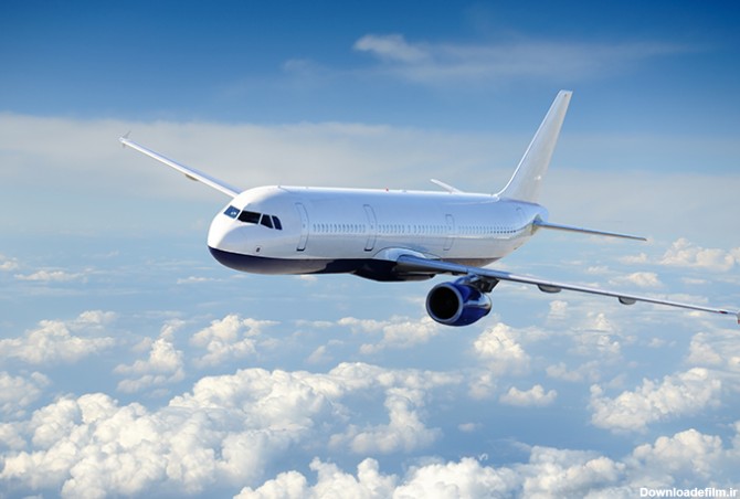 عکس هواپیمای مسافربری در آسمان - مسترگراف