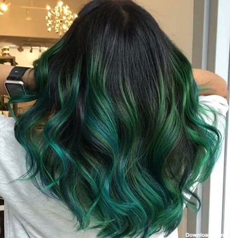 رنگ موی سبز